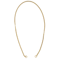Thin Byzantine chain necklace in gold - delicate woven jewelry by House of Rey