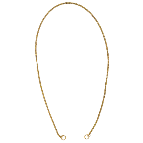 Thin Byzantine chain necklace in gold - delicate woven jewelry by House of Rey