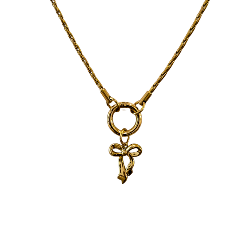 Bow Charm - waterproof stainless steel jewellery by House of Rey Jewelry
