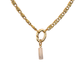Pink Stone Charm - waterproof stainless steel jewellery by House of Rey Jewelry