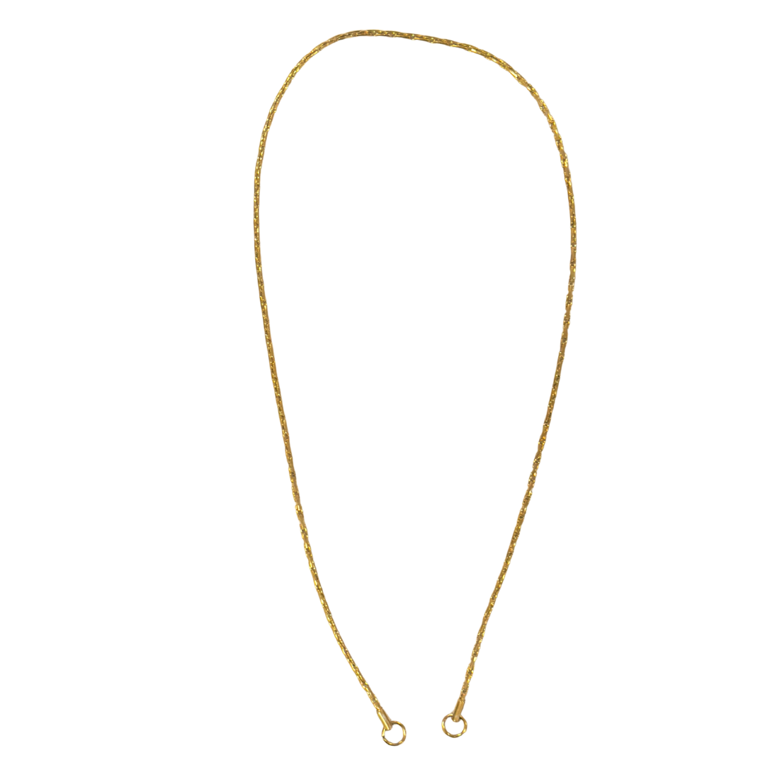 Cable link chain necklace in gold - classic everyday jewelry by House of Rey