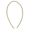 Byzantine chain necklace in gold - intricate woven statement jewelry by House of Rey