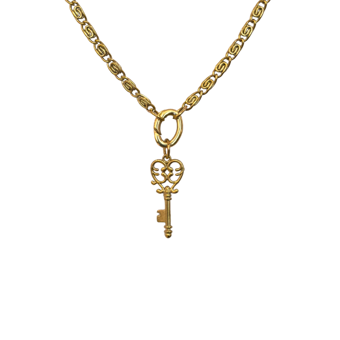 Key Charm - waterproof stainless steel jewellery by House of Rey Jewelry