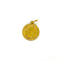 Coin Charm, detail view - tarnish-free stainless steel by House of Rey Jewelry