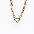 Heart Connector - waterproof stainless steel jewellery by House of Rey Jewelry