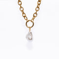 Pearl Charm Large - waterproof stainless steel jewellery by House of Rey Jewelry