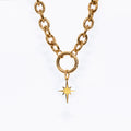 North Star Charm Small - waterproof stainless steel jewellery by House of Rey Jewelry