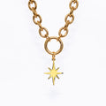 North Star Charm Large - waterproof stainless steel jewellery by House of Rey Jewelry