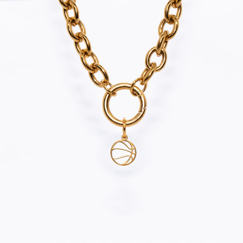 Basketball Charm - waterproof stainless steel jewellery by House of Rey Jewelry