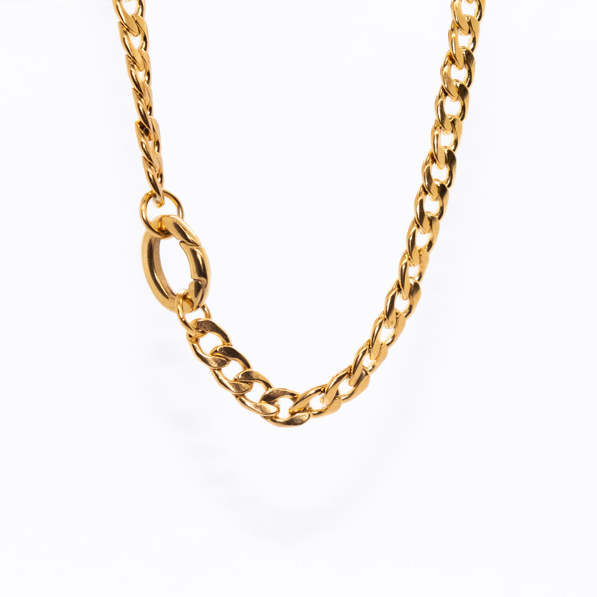 Oval Connector Small - waterproof stainless steel jewellery by House of Rey Jewelry