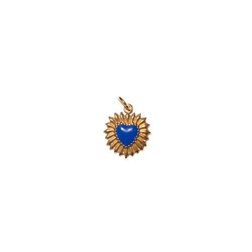 Blue Heart Pendant - waterproof stainless steel jewellery by House of Rey Jewelry