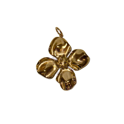 Big Flower Charm - waterproof stainless steel jewellery by House of Rey Jewelry