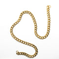Cuban Chain Wide, styled - waterproof stainless steel by House of Rey Jewelry